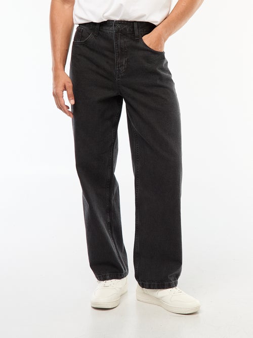 Jean corte largo / wide leg 5 bolsos - Kiabi