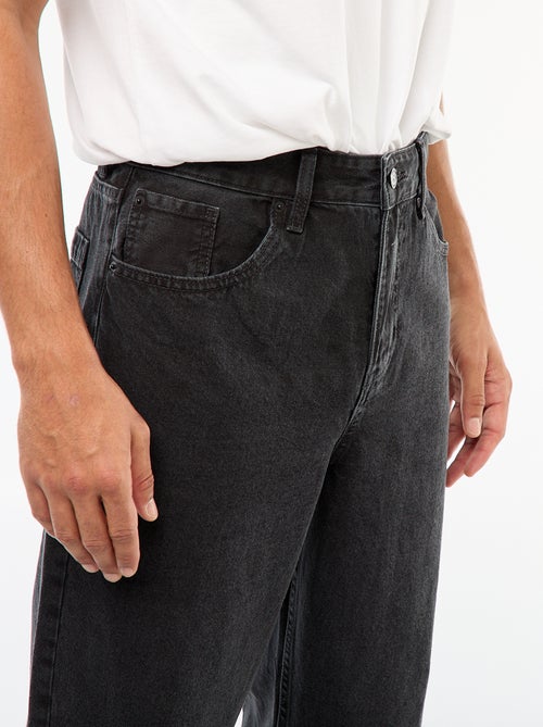 Jean corte largo / wide leg 5 bolsos - Kiabi