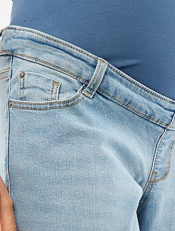 Jean de gravidez wide leg