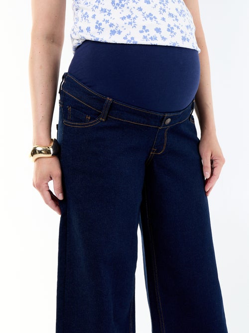 Jean de gravidez wide leg - Kiabi