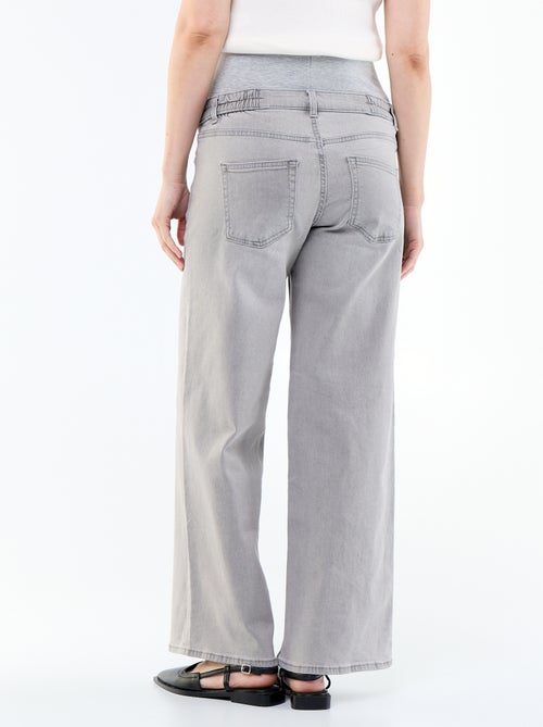 Jean de gravidez wide leg - Kiabi