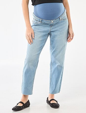 Jean de maternidade corte mom