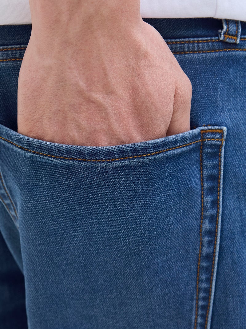 Jean direito - Regular fit / corte direito 'JJ Rebel' Azul - Kiabi