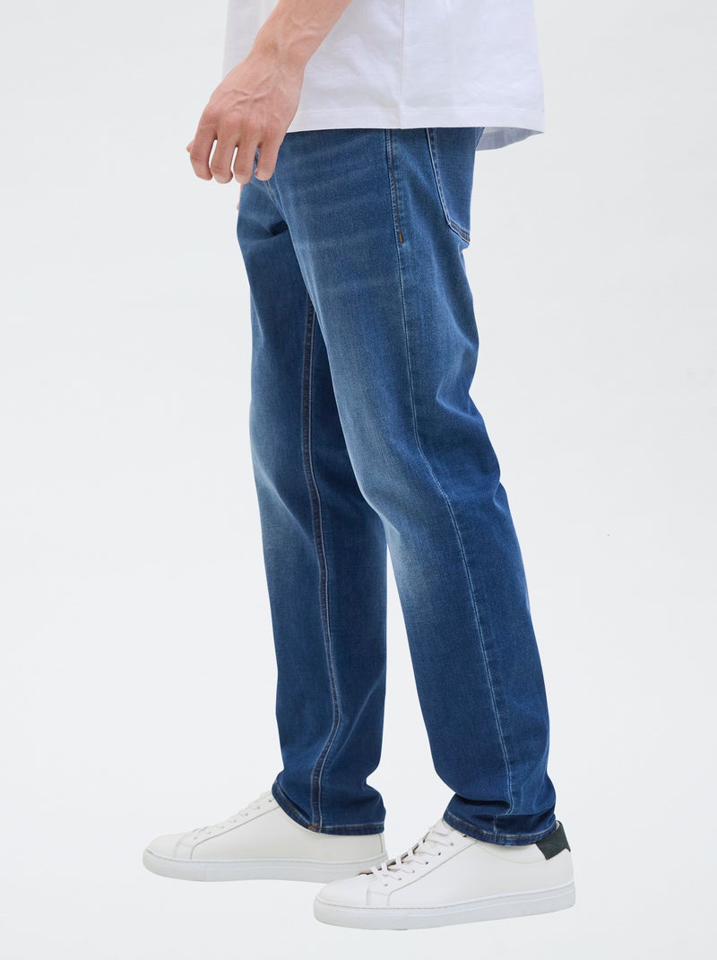 Jean direito - Regular fit / corte direito 'JJ Rebel' Azul - Kiabi