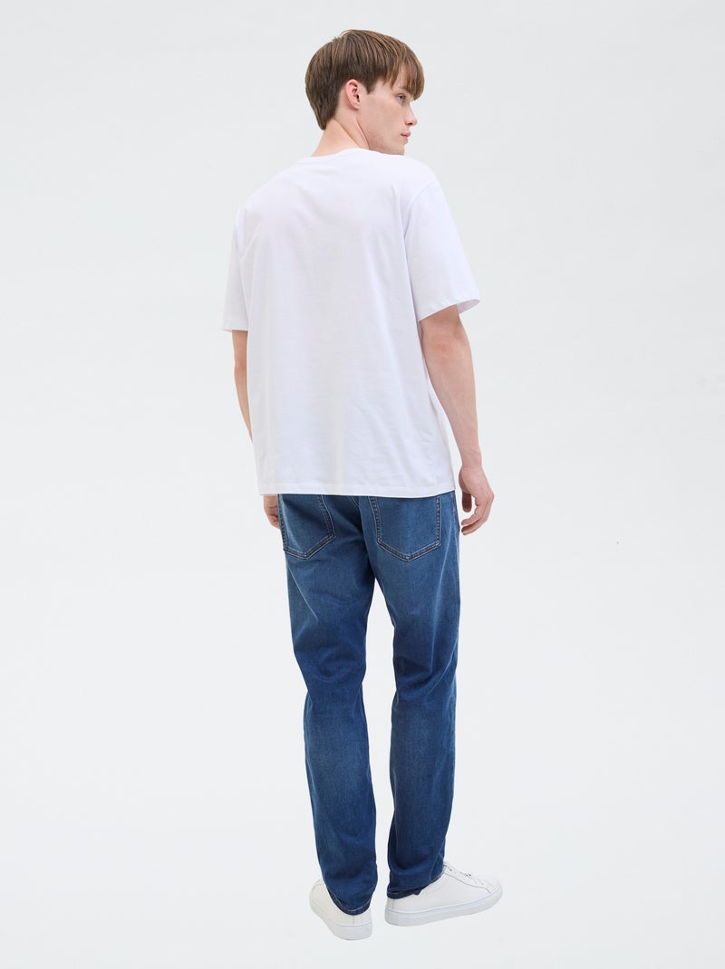 Jean direito - Regular fit / corte direito 'JJ Rebel' Azul - Kiabi