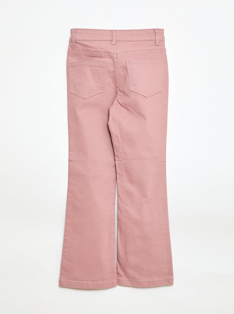 Jean flare clássico Rosa - Kiabi