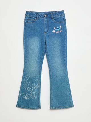 Jean flare 'Stitch'