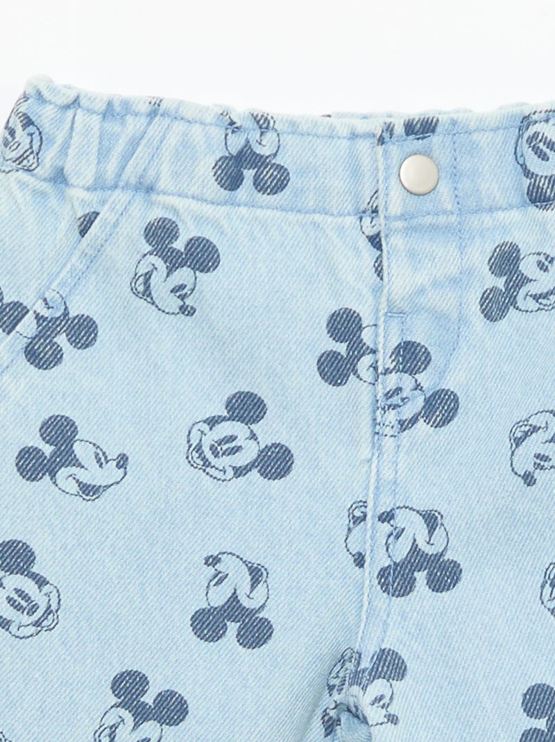 Jean paperbag 'Disney' Azul - Kiabi