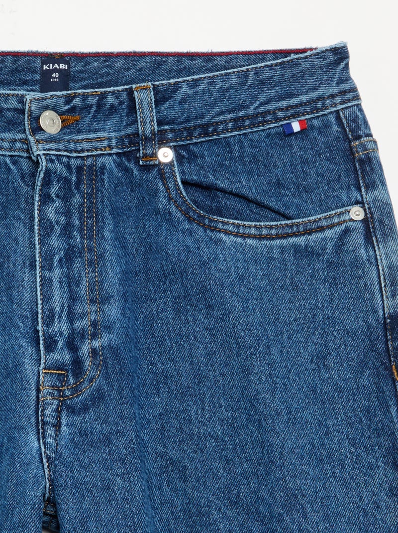 Jean regular - Fabricado em França Azul - Kiabi