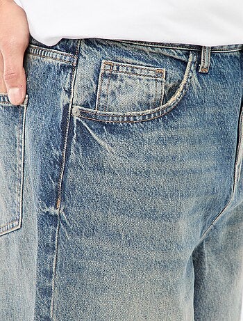 Jean regular base com dobra - L32