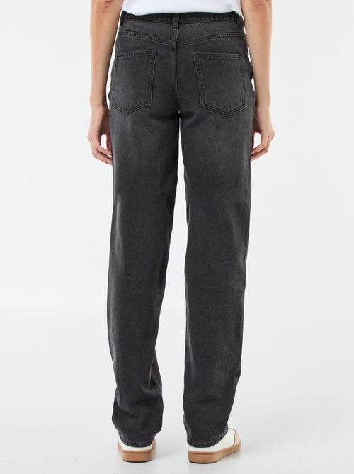 Jean reto corte regular em algodão - L28 - Kiabi