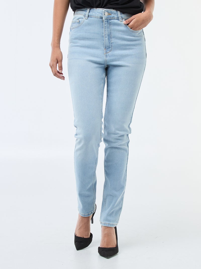 Jean skinny cintura subida - L30 Azul - Kiabi