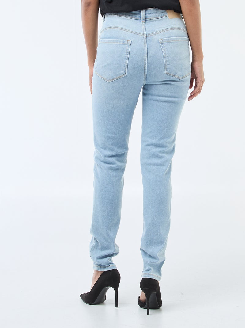 Jean skinny cintura subida - L30 Azul - Kiabi