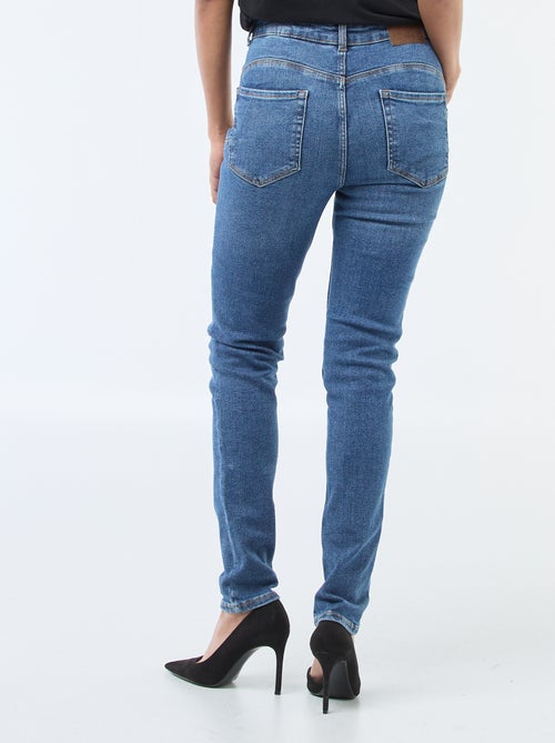 Jean skinny cintura subida - L30 - Kiabi