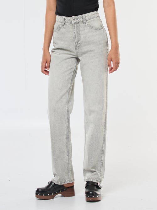 Jean Straight Cintura Subida - Kiabi