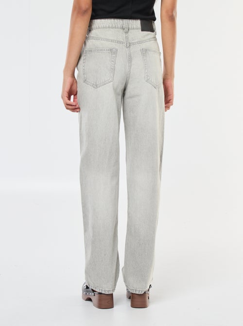 Jean Straight Cintura Subida - Kiabi