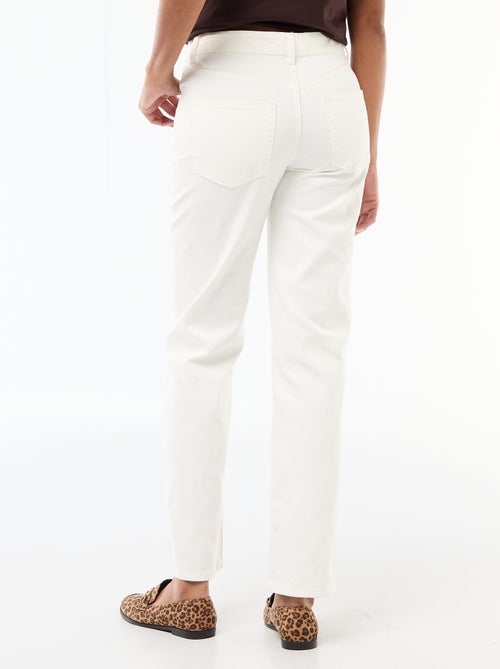 Jean straight denim em algodão - Kiabi