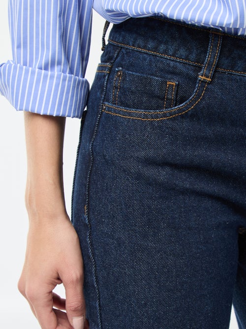 Jean straight regular fit em algodão - L28 - Kiabi