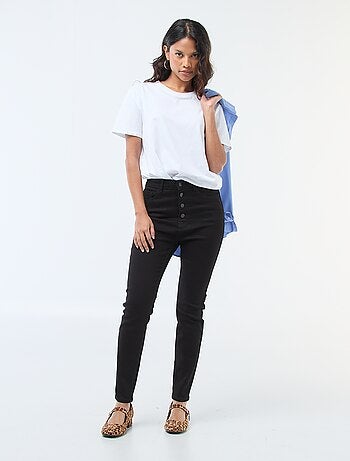 Jean super skinny cintura muito subida - C34