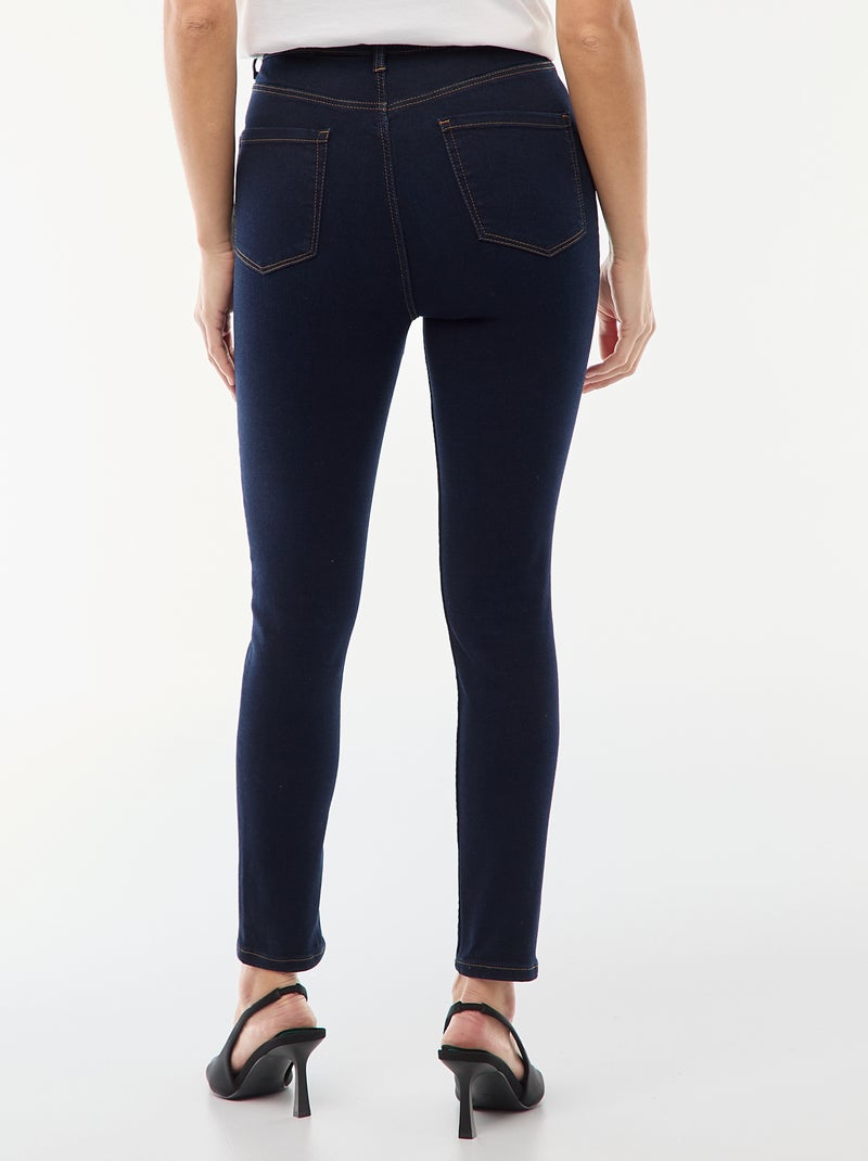 Jean super skinny cintura muito subida - L28 Azul - Kiabi