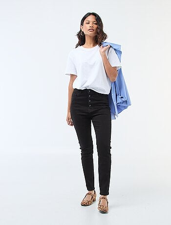 Jean super skinny cintura muito subida - L28