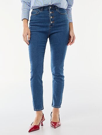 Jean super skinny cintura muito subida - L32