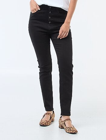 Jeans super skinny cintura muito subida - L32