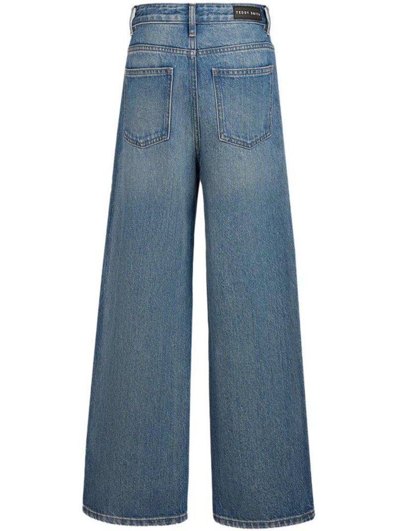 Jeans Azul Largos para Menina Teddy Smith Electra Azul - Kiabi