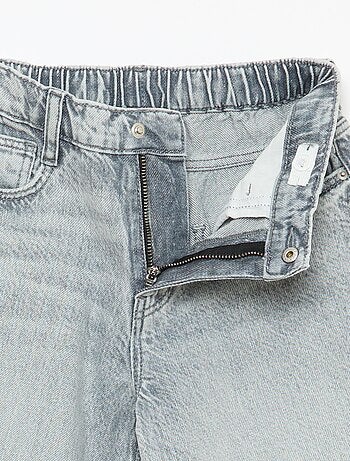 Jeans baggy lisos 5 bolsos