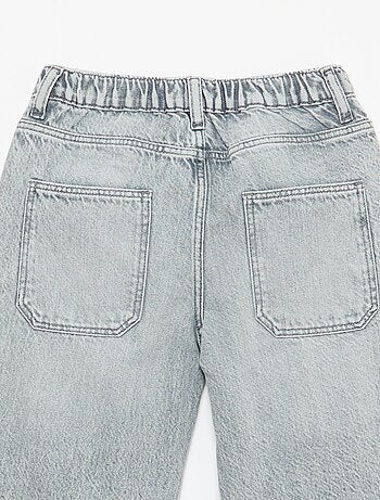 Jeans baggy lisos 5 bolsos