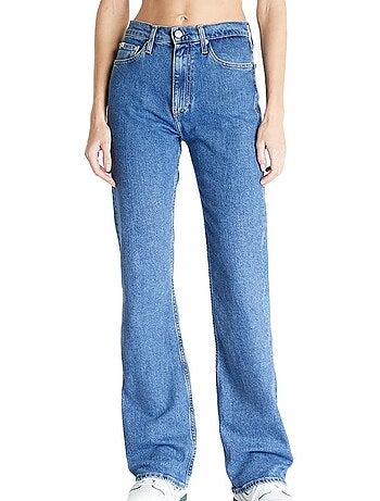 Jeans bootcut azuis para mulher calvin klein j20j223304