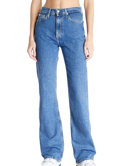 Jeans bootcut azuis para mulher calvin klein j20j223304 - Kiabi