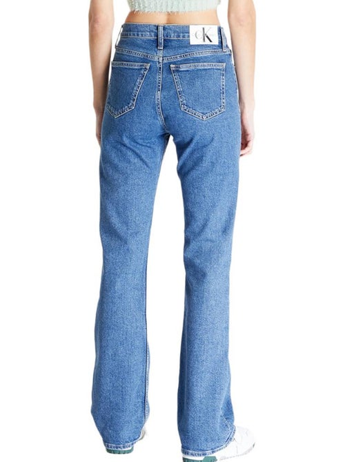 Jeans bootcut azuis para mulher calvin klein j20j223304 - Kiabi