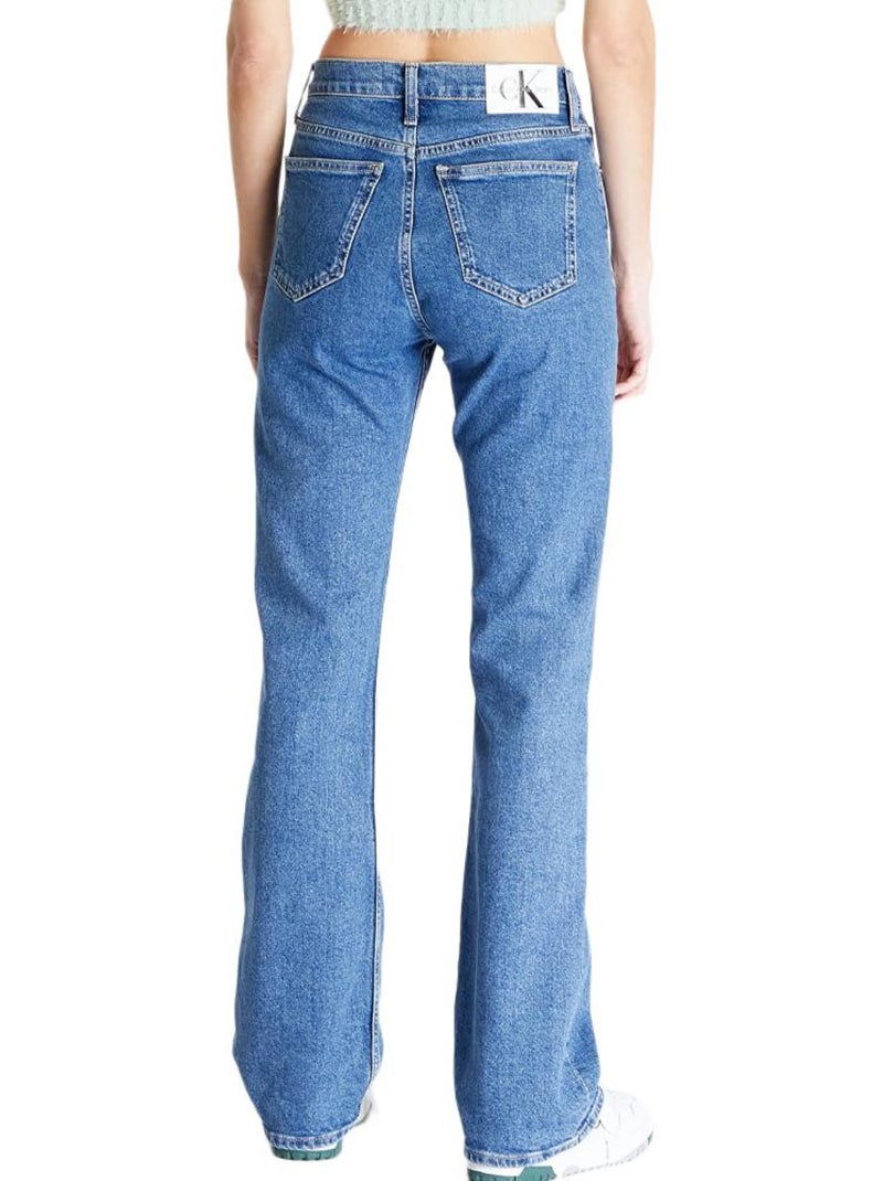 Jeans bootcut azuis para mulher calvin klein j20j223304 Azul - Kiabi