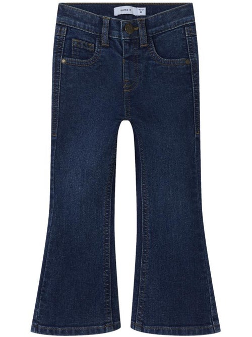 Jeans Bootcut Azul Escuro para Menina Name It Polly - Kiabi Jeans Bootcut Azul Escuro para Menina Name It Polly - Kiabi