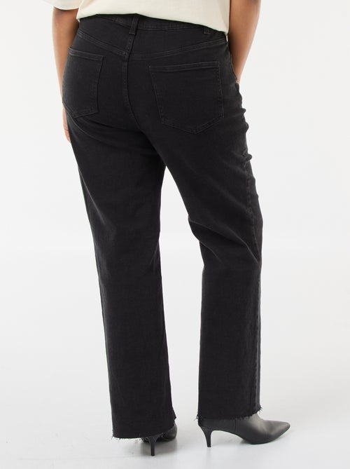 Jeans bootcut com bainha desfiada - Kiabi