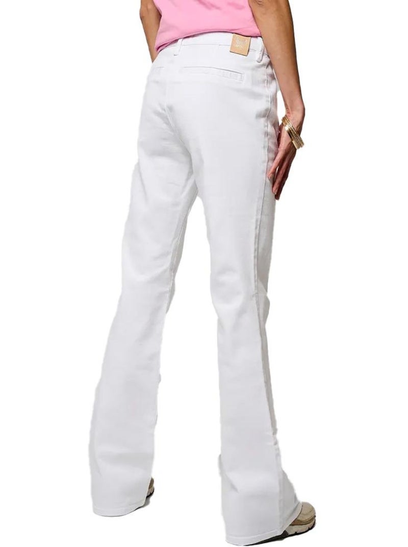 Jeans Brancos de Mulher Kaporal Bea de Corte Reto Branco - Kiabi