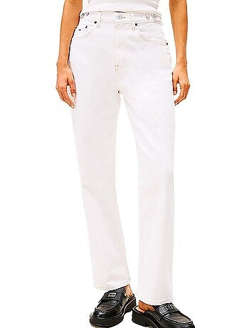 Jeans brancos de mulher tommy hilfiger layla