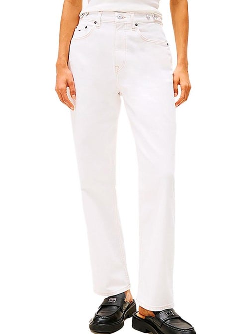 Jeans Brancos de Mulher Tommy Hilfiger Layla - Kiabi Jeans Brancos de Mulher Tommy Hilfiger Layla - Kiabi