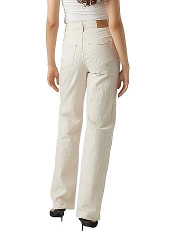 Jeans Brancos Largos Vero Moda Tessa para Mulher