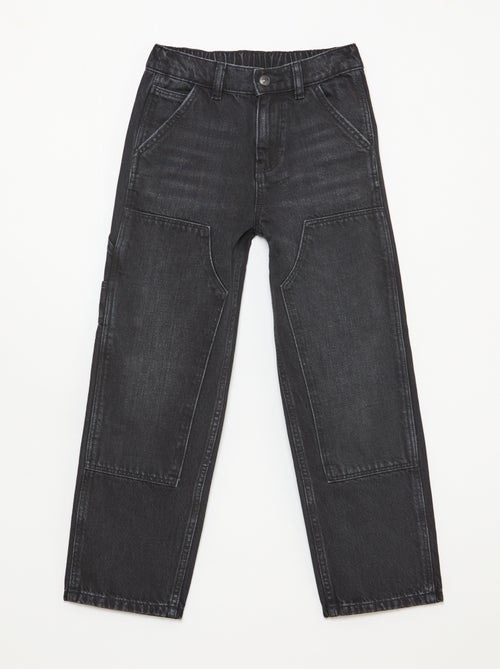 Jeans com recortes nos joelhos - Kiabi