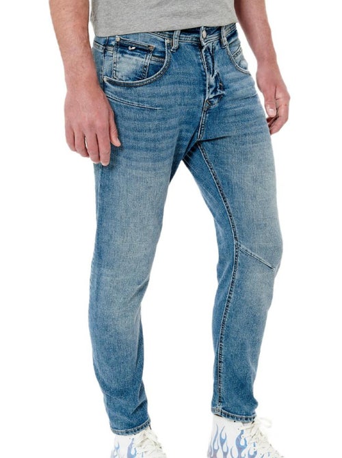 Jeans cropped relaxed azul para homem kaporal - Kiabi Jeans cropped relaxed azul para homem kaporal - Kiabi