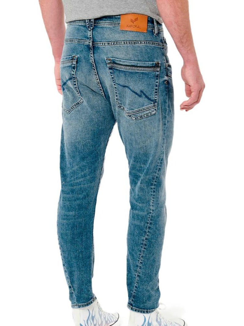 Jeans cropped relaxed azul para homem kaporal Azul - Kiabi