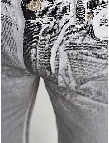 Jeans de algodão de cintura subida e perna reta dilvin