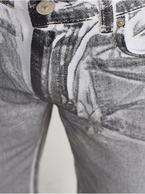 Jeans de algodão de cintura subida e perna reta dilvin - Kiabi