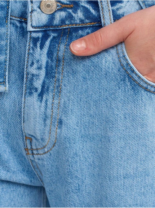 Jeans de cintura baixa à boca de sino dilvin - Kiabi Jeans de cintura baixa à boca de sino dilvin - Kiabi