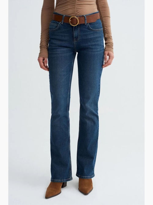 Jeans de cintura baixa de perna reta dilvin - Kiabi