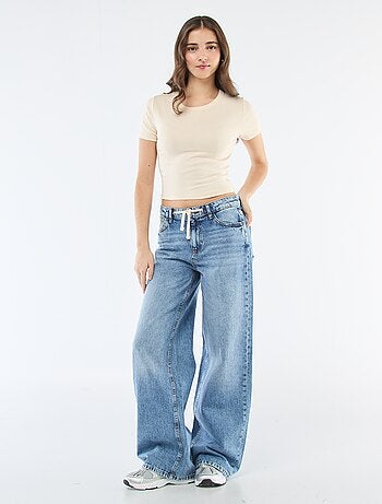 Jeans de cintura descida