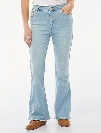 Jeans de cintura subida corte flare/bootcut - L28
