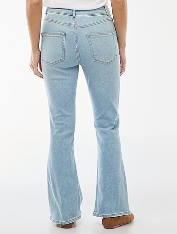 Jeans de cintura subida corte flare/bootcut - L28
